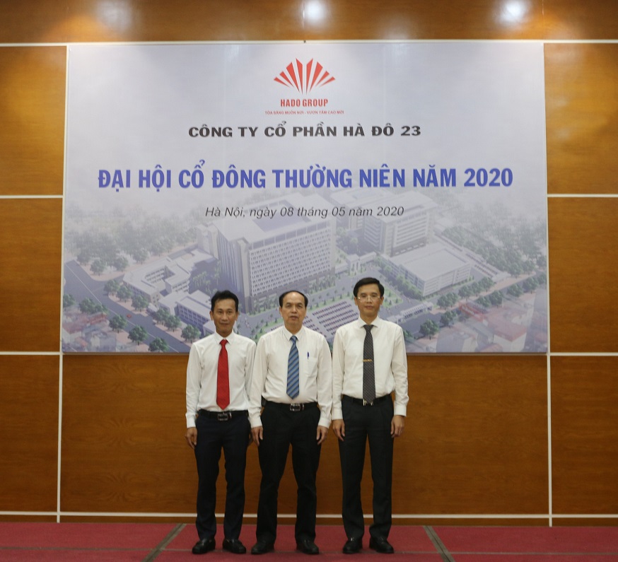 CÔNG TY CP HÀ ĐÔ 23 TỔ CHỨC THÀNH CÔNG ĐẠI HỘI CỔ ĐÔNG THƯỜNG NIÊN NĂM 2020